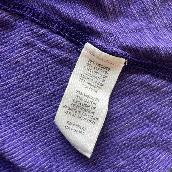 Free People Flowy Purple Racerback Top - Picture 7 of 7